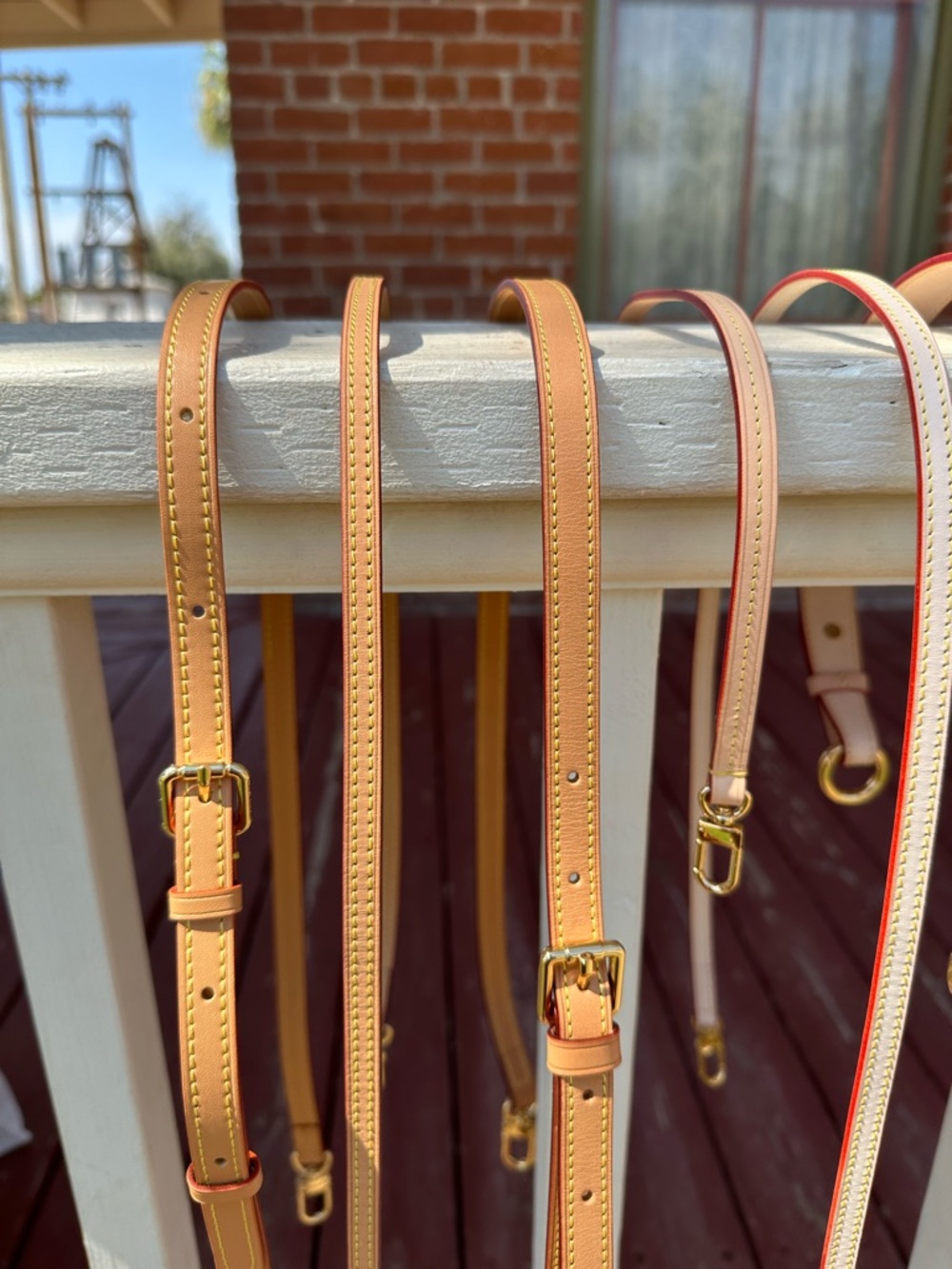LV Vechetta genuine leather-  sold separately